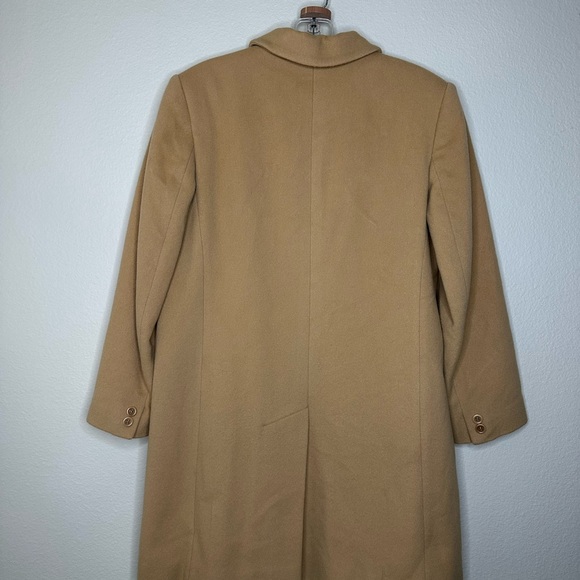L.L. Bean Classic Wool Cashmere Blend Coat Size 4P - Picture 3 of 7